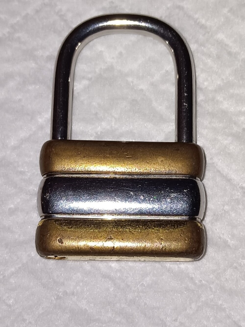 Cartier Vintage Two-Tone Gold and Silver Padlock